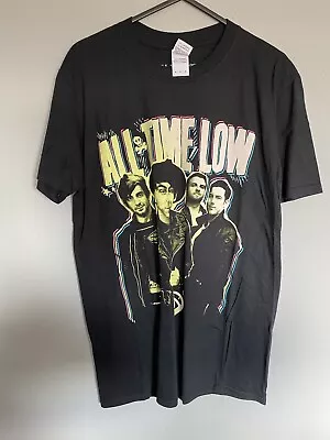 Buy All Time Low White Band T-shirt Size M Medium Brand New Without Tags BNWOT • 14.99£