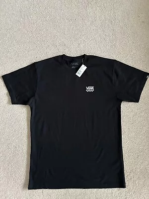Buy VANS Mens Left Chest Logo Tshirt Black Medium • 1£