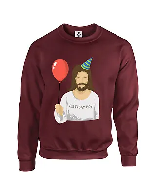Buy Jesus Birthday Boy Christmas Jumper Funny Xmas Sweatshirt Men Women • 19.95£