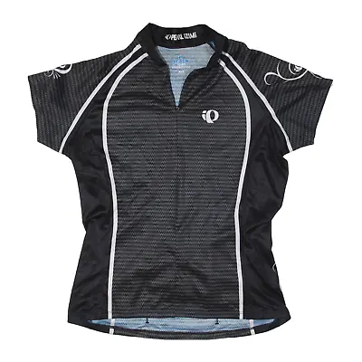 Buy PEARL IZUMU Cycling Shirt T-Shirt Black 1/4 Zip Short Sleeve Womens S • 7.99£