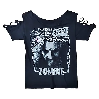 Buy Vintage ROB ZOMBIE Shirt Adult Large Black Customize Distress Rock Band Merch • 23.65£
