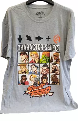 Buy Street Fighter Vintage Grey  T Shirt UK 2xlarge Used Condition • 12.99£