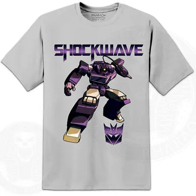 Buy Mens Shockwave Decepticons Retro Transformers T Shirt Autobots G1 Movie Kids • 19.99£