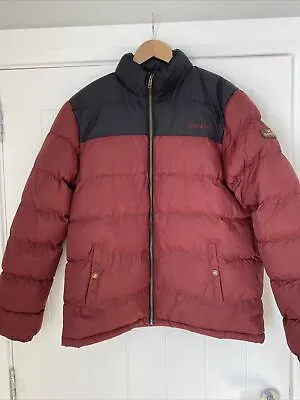 Buy Gandys Unisex Dark Red Voyage Puffer Jacket Mens Large And Womens Extra Large • 50£