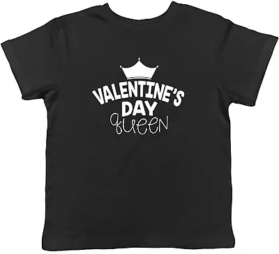 Buy Valentine's Day Queen Childrens Kids T-Shirt Boys Girls • 5.99£