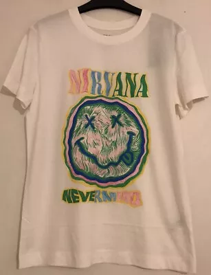 Buy Nirvana T-shirt Womens Size 8 Regular • 16£