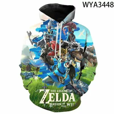 Buy The Legend Of Zelda Hoodie Coat Sports Outwear Pullover Jacket Hooded Sweatshirt • 34.79£