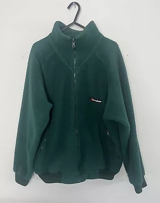 Buy Vintage Berghaus Fleece Jacket Made In UK Mens Size Medium • 20£