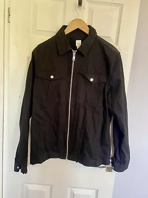 Buy Men's River Island Black Over Shirt/jacket, Shacket, Size Large • 5£