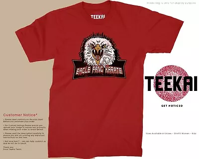 Buy Eagle Fang T-shirt Cobra Kai Karate Inspired Retro Top UNISEX Tee Birthday Gift • 12.99£