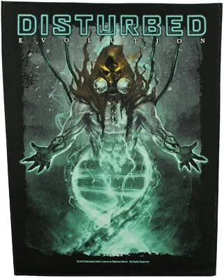 Buy Disturbed Evolution Large Sew-On Cloth Backpatch 360mm X 300mm (rz) • 8.99£