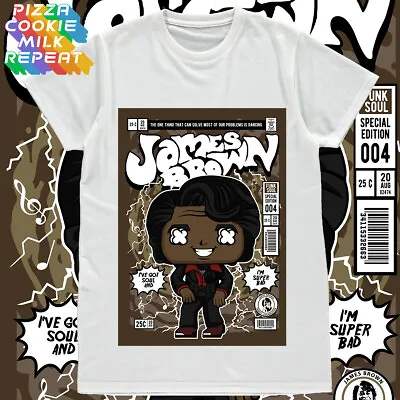 Buy James Brown Unisex Tshirt Rap Hip Hop Pop Soul R&B Rock Funk Fan TV Tour Concert • 11.95£