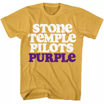 Buy Stone Temple Pilots Band Logo Purple Men's T Shirt Rock Music Merch • 42.28£