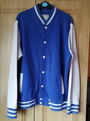 Buy Mens' Burton Blue/Light Grey Baseball Style Jacket/Hoodie Size UKL • 4£