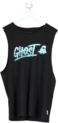 Buy Ghost Liftstyle Black Ghost Logo Sleeveless T UK L • 5.63£