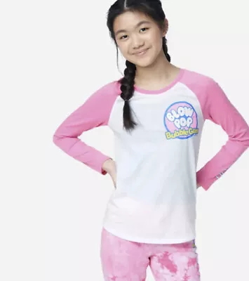 Buy Justice Girls T-shirt Blow Pop Bubble Gum Lollipops Candy Scented Medium 10 New • 20.66£