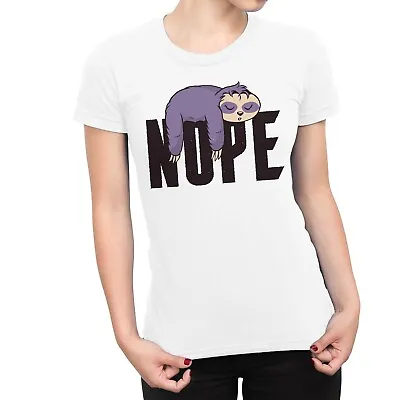 Buy 1Tee Womens NOPE Sloth  T-Shirt • 7.99£