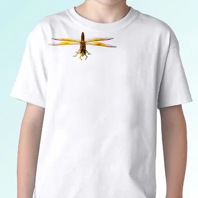Buy Dragonfly White T Shirt Insect Animal Tee Top - Mens Womens Kids Baby Sizes • 9.99£