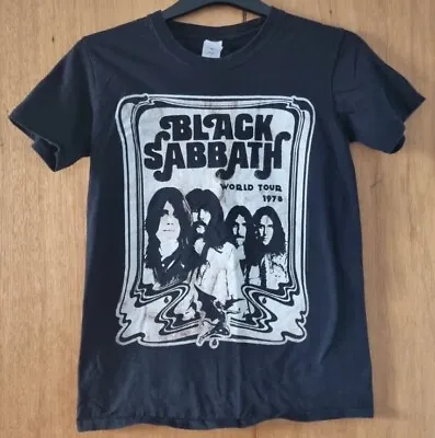 Buy Black Sabbath T Shirt Rock Metal Band Merch Tee Size Small Ozzy Osbourne • 14£