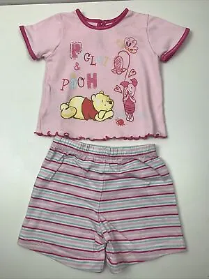 Buy Disney Piglet & Pooh T-shirt And Shorts Set 3-6 Months  • 3£