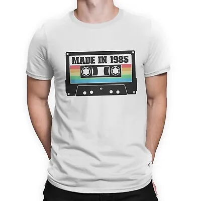 Buy 38th Birthday T-Shirt Made In 1985 Retro Funny Gift For Him Tape Mens Top Tee • 6.99£