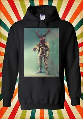 Buy Astronaut Deer Art Space Galaxy Cool Men Women Unisex Top Hoodie Sweatshirt 1329 • 17.95£