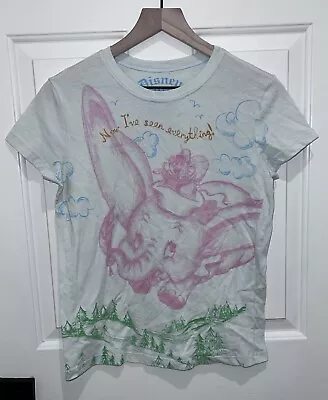 Buy Disney Couture Dumbo Now I’ve Seen Everything Graphic Tee T Shirt Small S • 19.29£