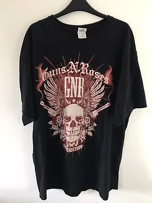 Buy Guns N Roses T Shirt  Official 2010 World Tour Dates Extra Large XL Back Print • 19.77£