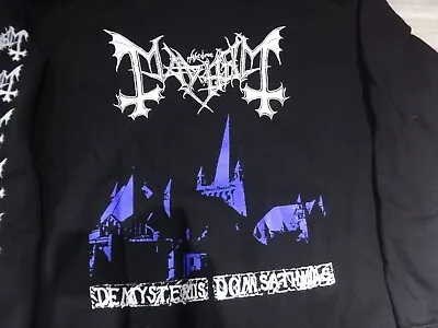 Buy Mayhem Zipper Hoodie Sweatshirt Black Metal Taake Behemoth • 61.65£