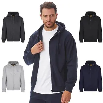 Buy Iron Mountain Workwear Mens Work Hooded Sweater Casual Hoody Zip Through Hoodie • 17.45£
