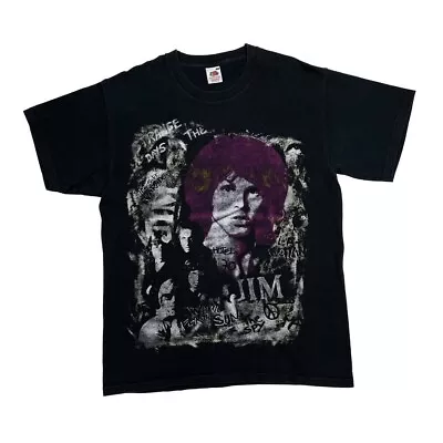 Buy THE DOORS “Wanted” Jim Morrison Distressed Blues Psych Rock Band T-Shirt Medium • 13.60£