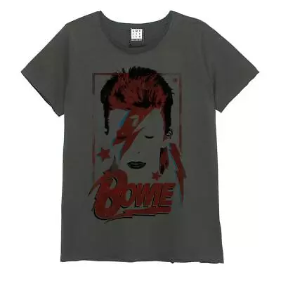 Buy Amplified David Bowie Aladdin Sane Fitted T-Shirt • 16.07£