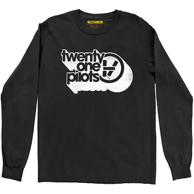 Buy TWENTY ONE PILOTS -Unisex Long Sleeve Sweatshirt:  Vessel Vintage- Black Cotton • 24.99£