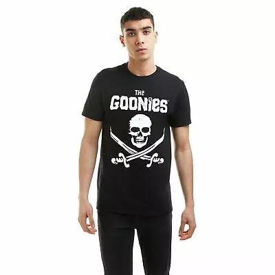 Buy Official The Goonies Mens Pirate Flag Skull & Crossbones T-shirt Black S-2XL • 13.99£