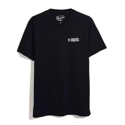 Buy Penguin Spliced Print T-Shirt Black • 29.95£