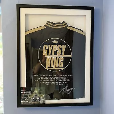 Buy Tyson Fury Gypsy King Bomber Jacket Signed Limited Edition Of 100 Black XXL • 1,000£
