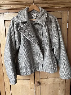 Buy Second Female Wool Tweed Jacket Size L • 99£