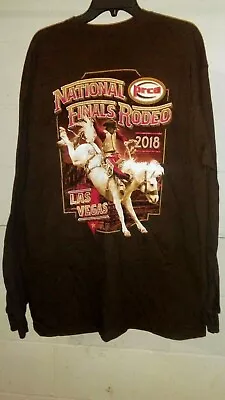 Buy 2018 National Finals Rodeo 60th Anniversary Las Vegas Ghost Rider L T-Shirt NWT • 24.62£
