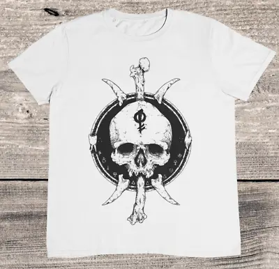Buy Pagan Ritual Skull T Shirt - Witchcraft - %100 Premium Cotton • 12.95£
