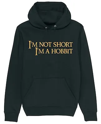 Buy Not Short I'm A Hobbit Hoodie Lord Rings LOTR Fan Lover Joke Gift Present Idea • 17.95£