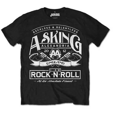 Buy Official Licensed - Asking Alexandria -  Rock N Roll T Shirt Metal • 11.99£