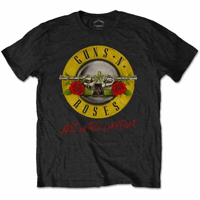Buy Official Guns N Roses T Shirt Not In This Lifetime Tour Black Classic Rock Tee • 14.98£