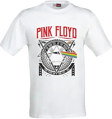 Buy Pink Floyd Dark Side Of The Moon Full Colour White Sublimation T Shirt • 9.99£