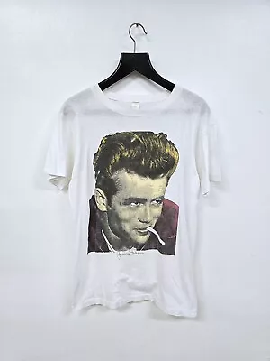 Buy Vintage 1986 James Dean T-shirt Large Single Stitch 80s Movie Film Art Tee • 70£