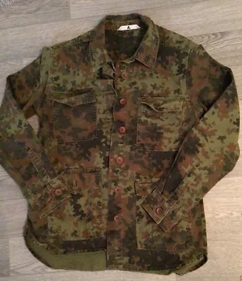 Buy Ladies Jacket Size 10 Camouflage Green Pockets Cotton Very Button Up  • 7.99£