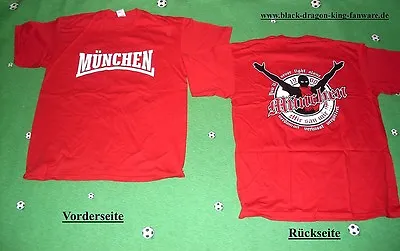Buy Munich  YOU'LL NEVER FIGHT ALONE  T-SHIRT S-XXL +new+ In Red-white Ultra Fan+ • 15.57£