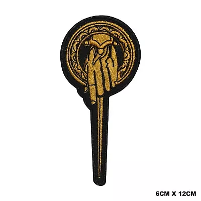 Buy Hand Of King Game Of Thrones Logo Embroidered Patch Iron On/Sew On Patch Batch • 2.09£