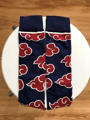 Buy Naruto Akatsuki Cloud Socks Size 9-12 • 5.65£
