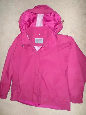 Buy MOUNTAIN LIFE  Burgundy Waterproof Jacket Size 18 • 12£