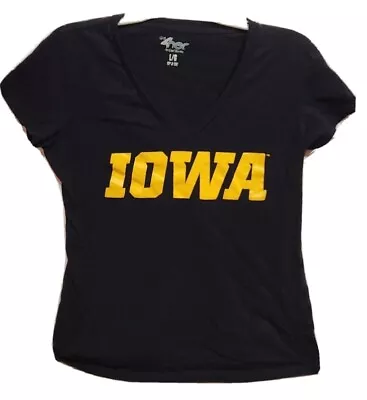 Buy Iowa Women's Hawkeyes Tshirt G-III 4Her By Carl Banks Black. Sz. L • 12.28£